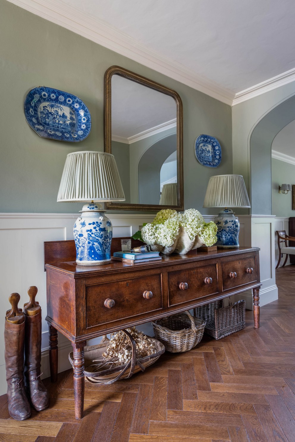 Manor House | Entrance hall styling and furniture | Interior Designers